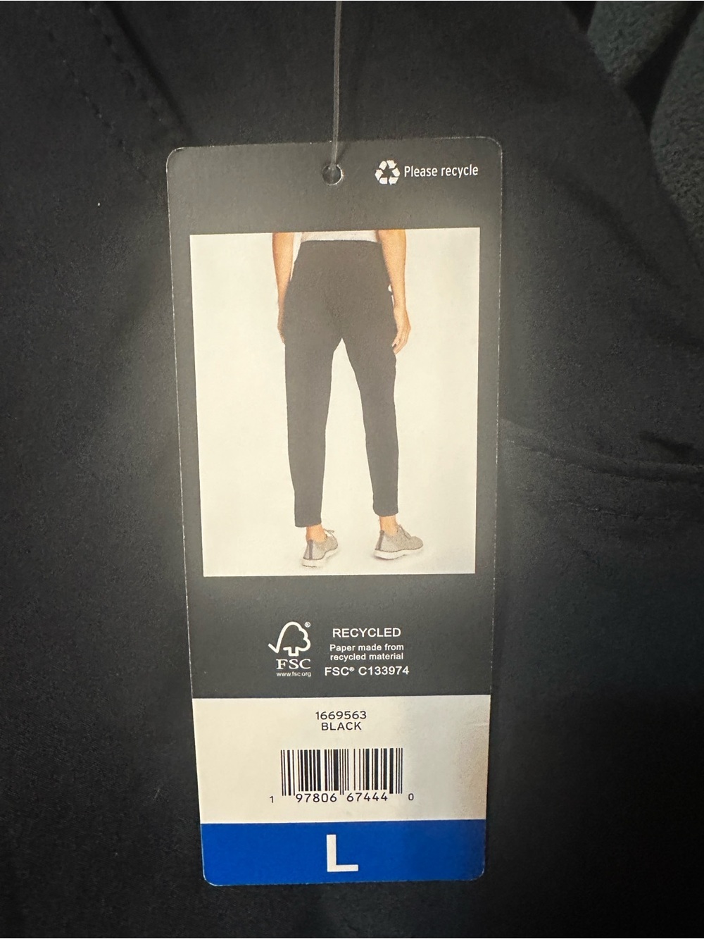 Eddie Bauer Black Travel pants ankle length - Picture 3 of 3